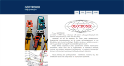 Desktop Screenshot of geotronik.pl
